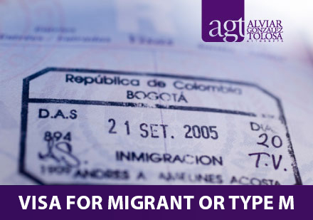 Visa for Migrant or Type M